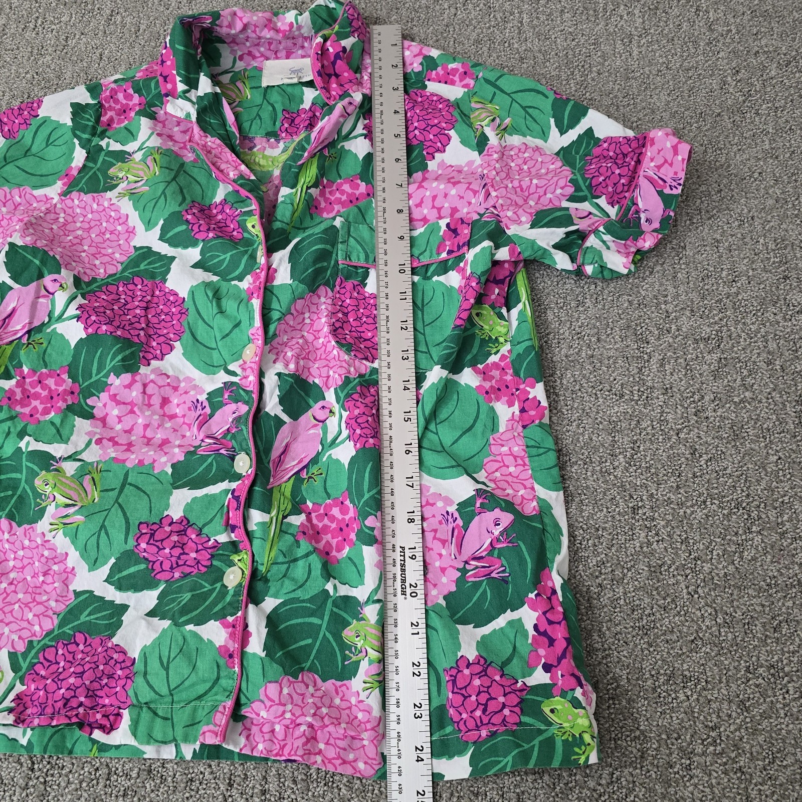 Printfresh Secret Garden Pink Hydrangea Pajama Se… - image 10
