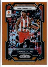 Isaiah Canaan 2023-24 Panini Prizm Euroleague 03/49 Orange Olympiacos #40