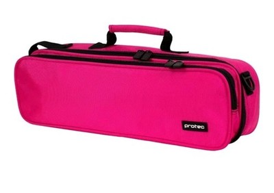Protec Flute Piccolo Deluxe Hot Pink Case Cover Dedicated Pockets Music Sheets