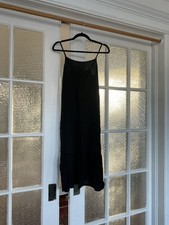 Urban Renewal Ruffle Tiered Midi Dress Black Urban Outfitters Linen