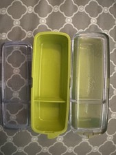 Lot of (2) Joie Celery & Carrot w/Dip Snack Keepers