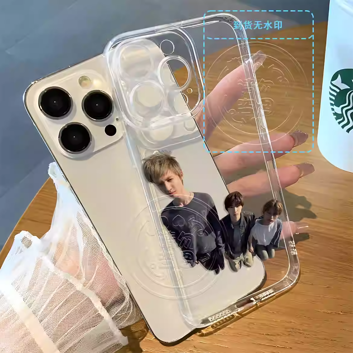 CORTIS MARTIN JAMES JUHOON FUNNY CLEAR TRANSPARENT PHONE CASE KPOP