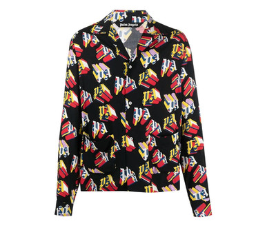 Palm Angels 3D Pajama Shirt 'Black/Red' Brand New Size 48
