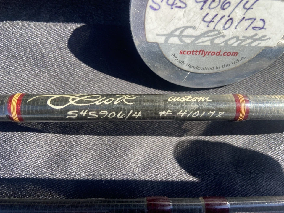 Scott S4S 9' 6wt Fly Rod FACTORY CUSTOM SHOP (906/4) - Image 2 of 4
