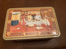 La Cure Gourmande Metal Biscuit Tin. Truly Nice & Rare Tin. 