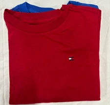 Tommy Hilfiger Boys' 2 Pc T-SHIRT Set(BLUE/RED 5)NWT