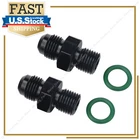 6AN to 1/4NPS TH350 TH400 4L60E Transmission Cooler Adapter Fitting For GM Turbo