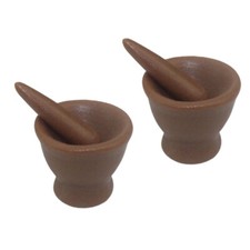 1:12 Mini mortaio e pestello per casa delle bambole Accessori per utensili per