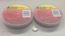 3M 35 Electrical Tape 3/4" Red 3/4 x 66 feet 22 yards 0.007 in 19MM vinyl PVC