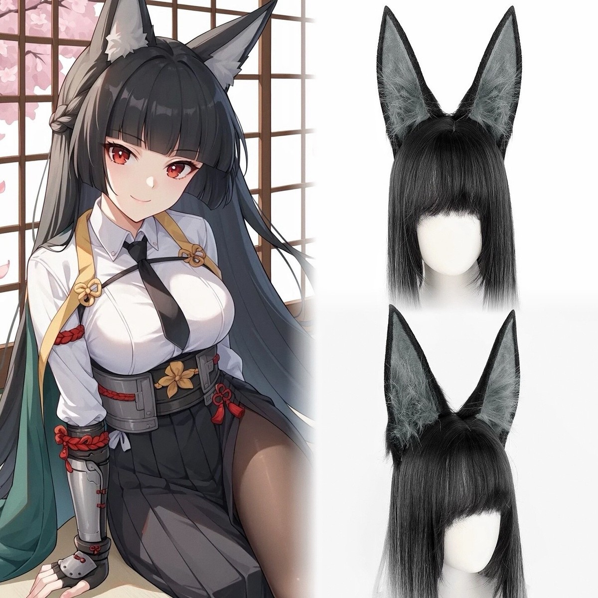 ZZZ Zenless Zone Zero Hoshimi Miyabi Plush Ear Beast Ear Headwear