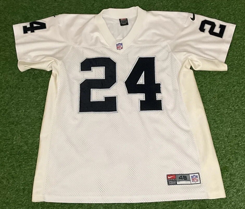 1999 Charles Woodson Oakland Raiders Nike NFL Pro Line Away