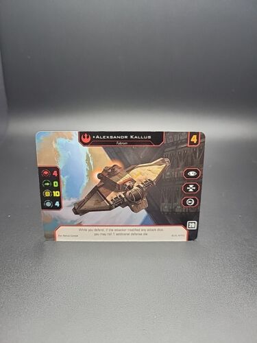 STAR WARS X-WING PROMO 2020 Promo ALT Art:Fifth Brother / Kallus - Picture 2 of 2