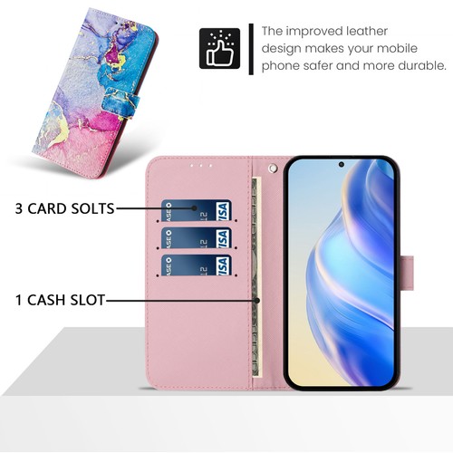 PU Leather Wallet Case For iPhone 16e 15 14 13 Pro Max 12 Flip Stand Phone Cover - Picture 154 of 168