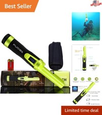 Waterproof Pinpoint Metal Detector Pinpointer - LCD Display - 360 Search - Green