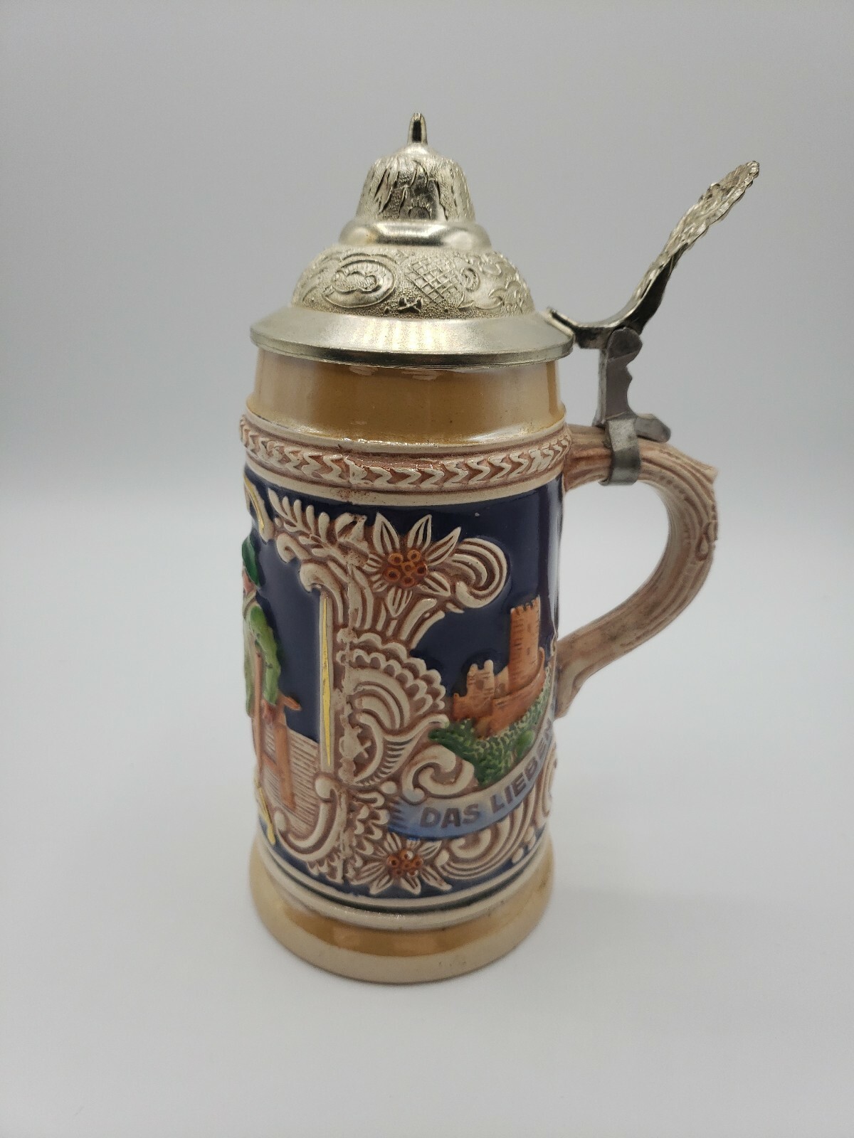 Vintage 66 DBGM German Beer Stein with Lid 7” Tall eBay