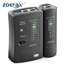ZoeRax Ethernet/RJ11 Cable Tester   Cat5/5e/6/6a/7 UTP  Shielded LAN