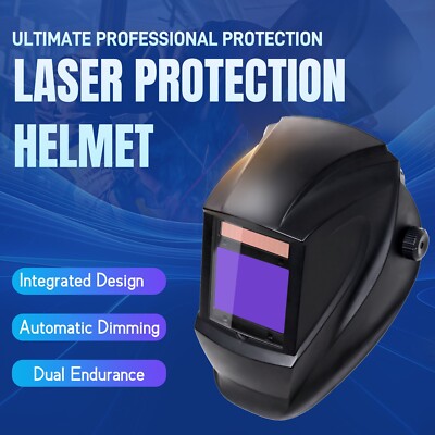 OD8+ Laser Protection Helmet Laser Eyes and Face Protective for Laser Cleaner