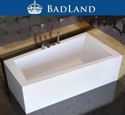 Eckbadewanne Wanne 150x85 RECHTS/LINKS weiß Ablaufgarnitur + Füße GRATIS!