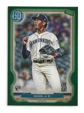 JUSTIN DUNN 2020 Topps Gypsy Queen Green Parallel Seattle Mariners (#144) Rookie