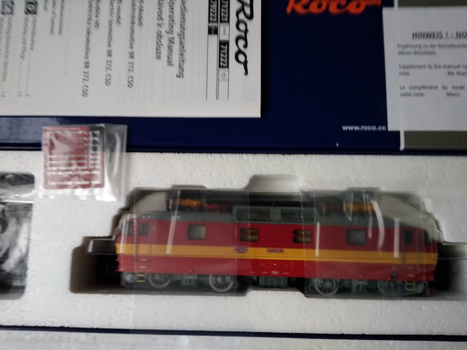 ROCO 71221 H0 🍓NEUw. CSD Zweisystem E-lok SKODA Rh 372 Ep.IV DC NEW CD ZSSK ZSR - Bild 2 von 4