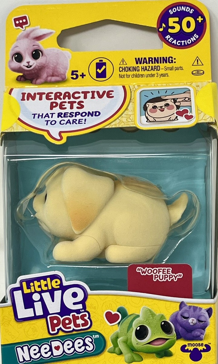 Little Live Pets NeeDees Woofee Puppy Single Pack Interactive Pet