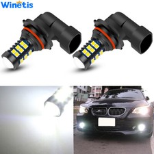 Error Free White 9006 LED Fog Light For BMW E60 525i 530i 545i 550i M3 M5 760Li