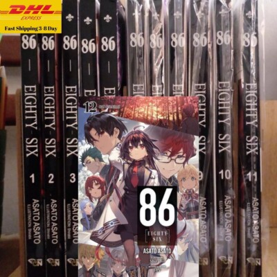 86 EIGHTY-SIX Light NEW Novel Volumes 1-12 English Version ~ Express Shipping