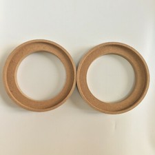 2 Pcs 4" 4 Inch 118mm MDF Speaker Ring Speaker Mounting Spacer Rings With Bezel