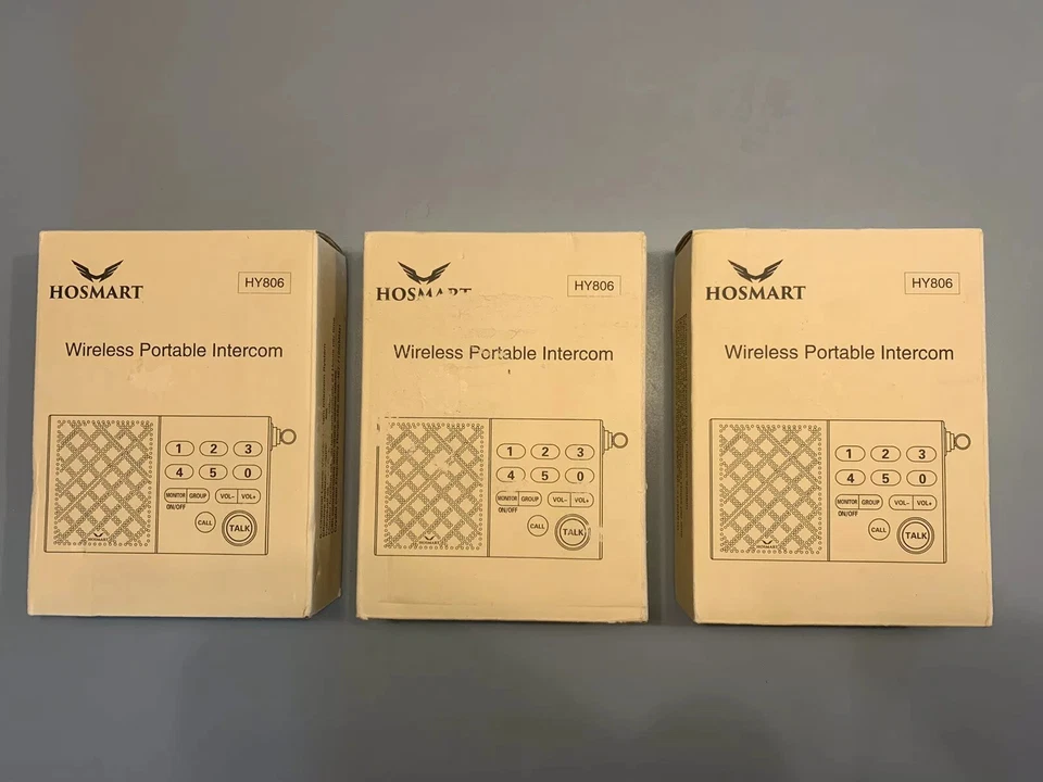 Wireless Intercom System Hosmart 1/2 Mile LONG RANGE 6-Channel Security Wireless - Image 2 of 4