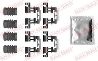 Quick Brake 109-0025 ZubehöRsatz, Scheibenbremsbelag FüR Mazda, Opel