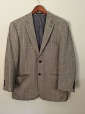 Pendleton Men's Sport Coat Blazer Two Button Brown Wool Size 42S