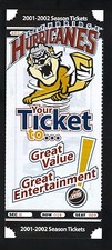 Lethbridge Hurricanes 2001-02 Season Ticket Brochure WHL