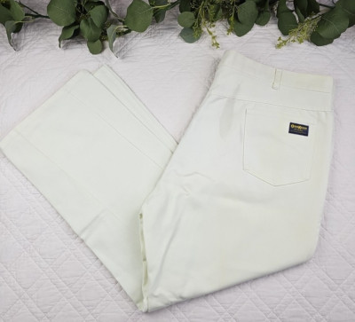 VTG Osh Kosh B'Gosh Union Sanforized Mens White Denim Pants 45 x 30