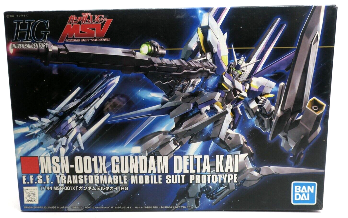 HG 1/144 DELTA GUNDAM II DELTA KAIセット Bandai Gundam Unicorn MSV HGUC 1/144 Gundam Delta Kai Model Kit | eBay