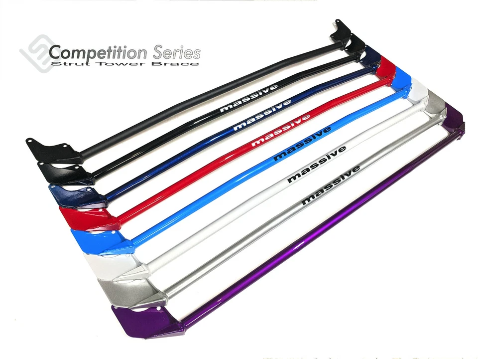 Barra de tensión delantera con soporte de torre de puntal de amortiguador masivo 2012 2018 Ford Focus ST RS Race Foto 4 de 4