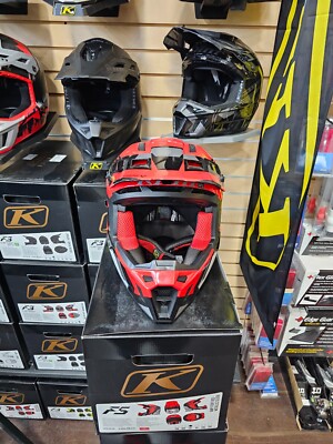 NEW Klim F5 Helmet ECE XL Amp Fiery Red Metallic # 3910-000-150-018