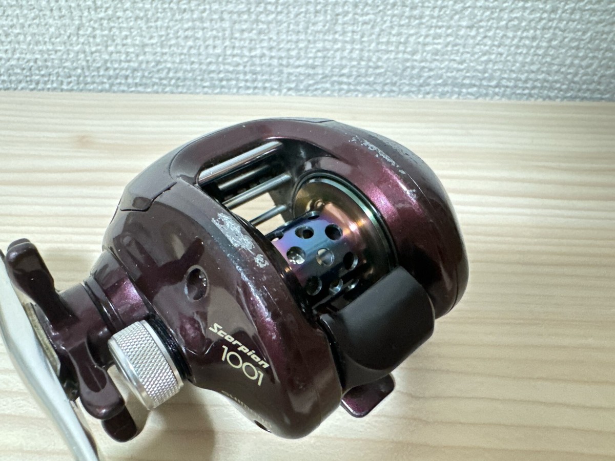 Baitcasting Reel 00 Scorpion 1001 Left Gear Ratio 6.2:1 Fishing