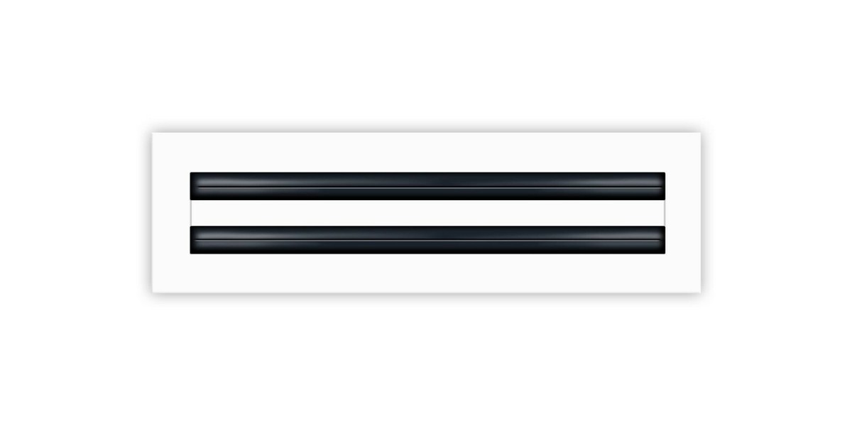 FA-STAR Design Lüftungsgitter – Weiß, Aluminium, Für Kanalöffnung 14 X 4 Zoll, Für Decke/Wand/Boden