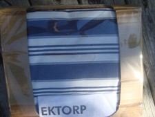 IKEA EKTORP Right Arm Chaise Cover Toftaholm Blue White Striped Slipcover - NEW