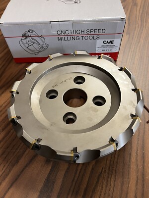 10  45 degree indexable face shell mill, face milling cutter w. SEAN42AFTN --new