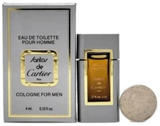 Santos de Cartier (Vintage) for Men 4 ml/.13 oz Eau de Toilette Miniature 
