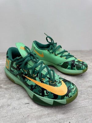 Nike KD Easter Camo (2014) VI Kevin Durant Mens Sz Atomic Green