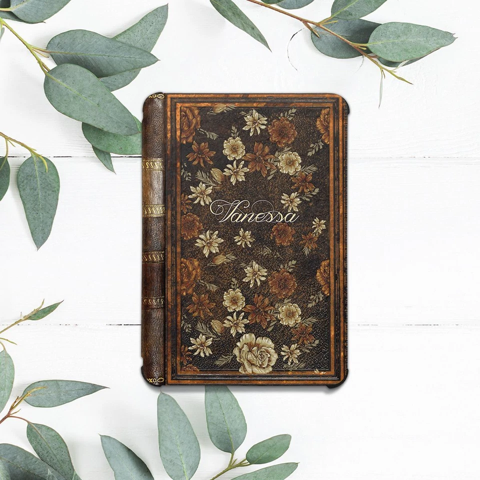 Custom Name Old Book Flowers Case For All-new Kindle 10th Gen Kindle Paperwhite1 - Image 2 of 3