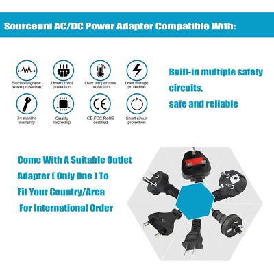 19V 7.1A 135W AC/DC Adapter For Acer Aspire A5600U Z3771 ZS600 Veriton L4620G