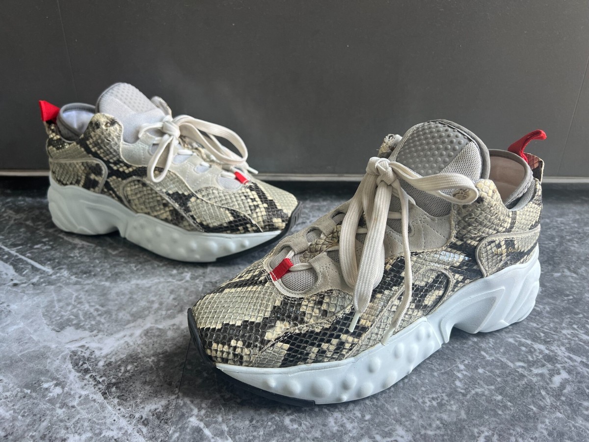 ACNE STUDIOS Snakeskin Manhattan Chunky Sneaker Shoes Sz 11/41