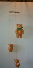 Jam Jo Anne Marquardt Ceramic Teddy Bear Mobile