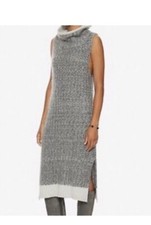 Rag & Bone Makenna alpaca sleeveless Knit Grey funnel neck dress XS