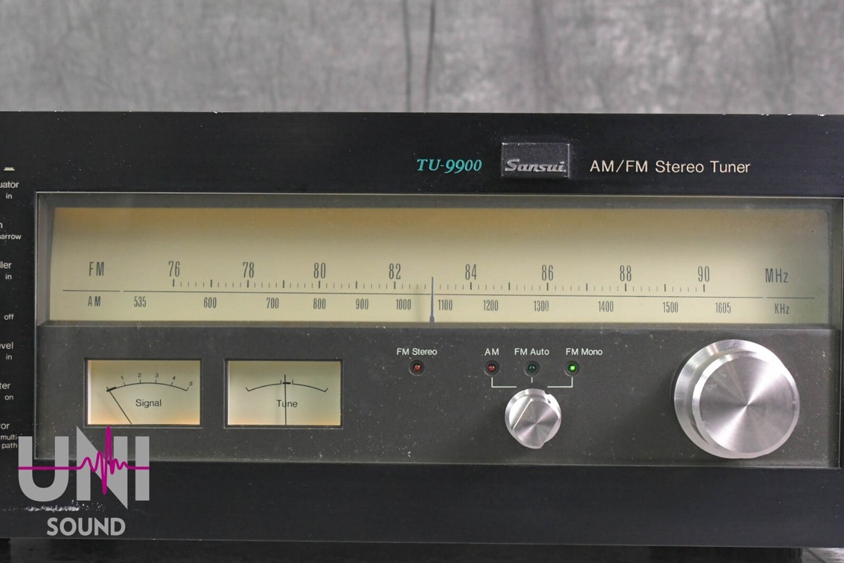 格安ジャンク Sansui TU-9900 AM FM ステレオチューナー Sansui TU-9900 AM/FM Stereo Tuner in Good Condition | eBay