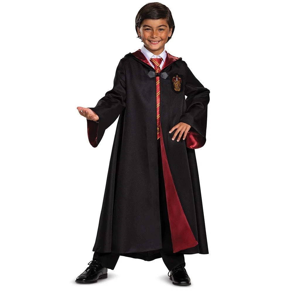 Disguise Harry Potter Gryffindor Robe Kids Costume - Black/Red, Size Small  (4-6)