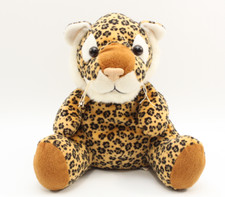 Kellytoy Soft Spotted Stuffed Plush Cheetah Leopard Beans Animal - Rare HTF